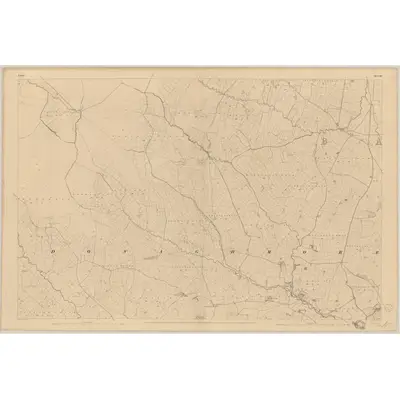 1842 Map of Cork - Sheet 50, 1845 Print