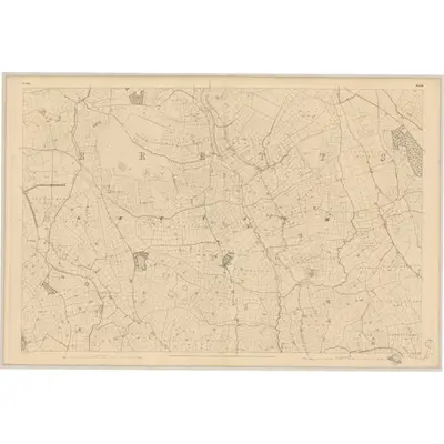 1841 Map of Cork - Sheet 51, 1845 Print