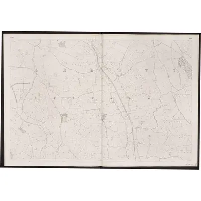 1841 Map of Cork - Sheet 51, 1862 Print