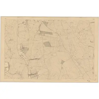 1842 Map of Cork - Sheet 54, 1845 Print