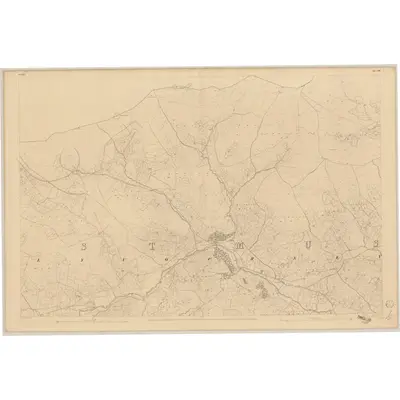 1842 Map of Cork - Sheet 58, 1845 Print