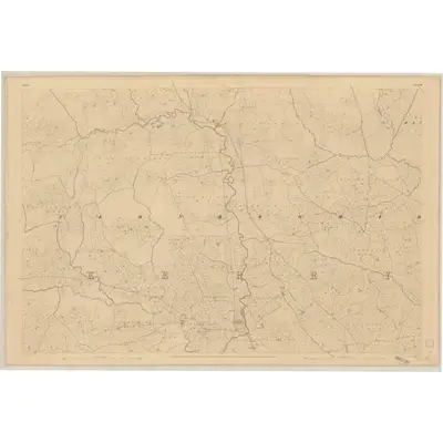 1842 Map of Cork - Sheet 59, 1845 Print