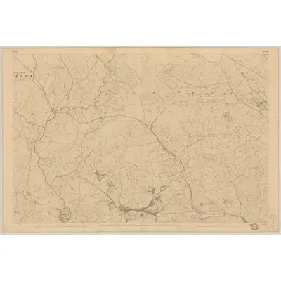 1842 Map of Cork - Sheet 60, 1845 Print