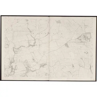 1841 Map of Cork - Sheet 64, 1861 Print