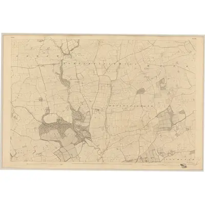 1842 Map of Cork - Sheet 65, 1845 Print