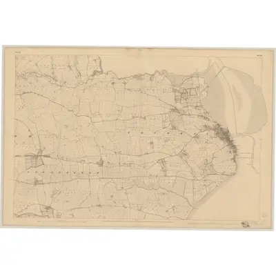 1842 Map of Cork - Sheet 67, 1845 Print