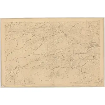 1842 Map of Cork - Sheet 69, 1845 Print