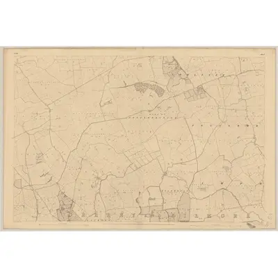 1842 Map of Cork - Sheet 7, 1845 Print