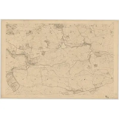 1842 Map of Cork - Sheet 72, 1845 Print