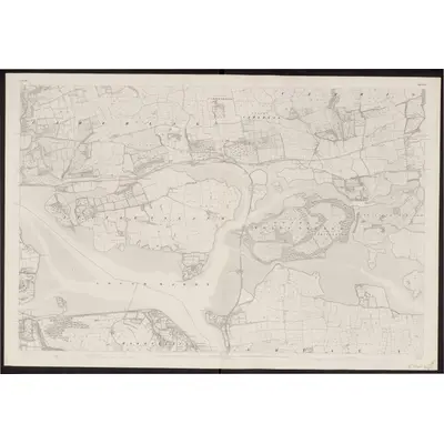1841 Map of Cork - Sheet 75, 1863 Print