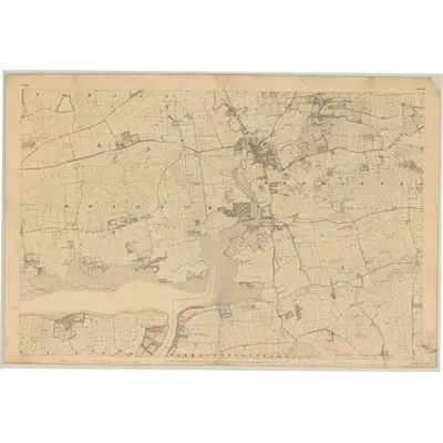 1842 Map of Cork - Sheet 76, 1845 Print