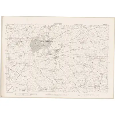1898 Map of Cork - Sheet 77, 1902 Print