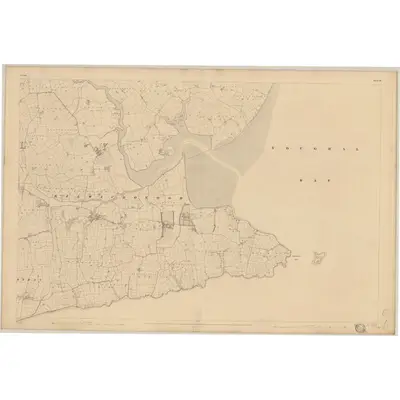 1842 Map of Cork - Sheet 78 [with extension 89A], 1845 Print