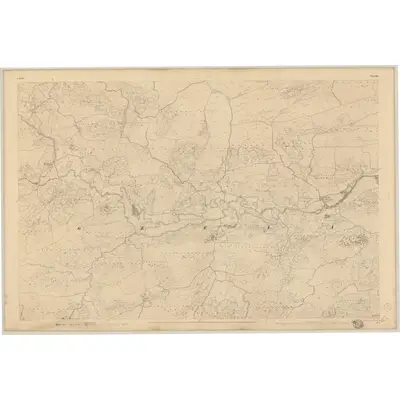 1842 Map of Cork - Sheet 81, 1845 Print