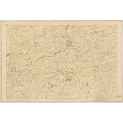 1842 Map of Cork - Sheet 82, 1845 Print