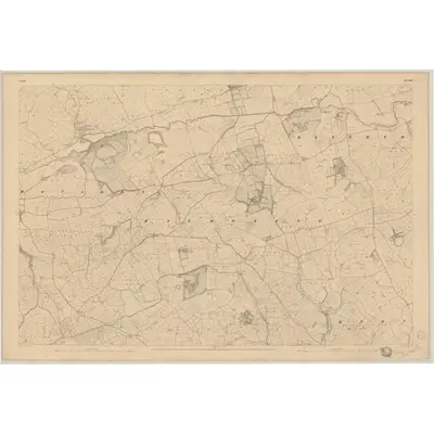 1842 Map of Cork - Sheet 84, 1845 Print