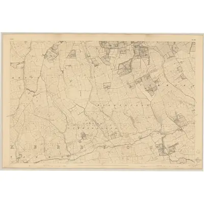 1842 Map of Cork - Sheet 86, 1845 Print