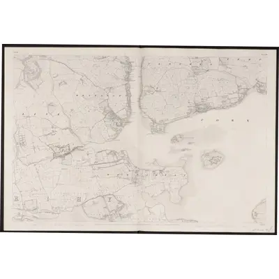 1841 Map of Cork - Sheet 87, 1863 Print