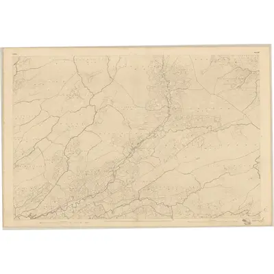 1842 Map of Cork - Sheet 92, 1845 Print