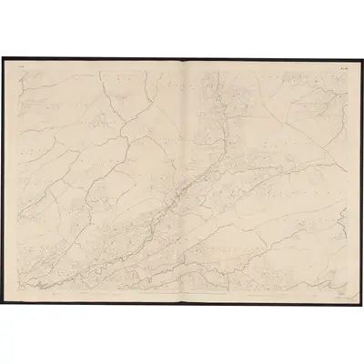 1842 Map of Cork - Sheet 92, 1852 Print
