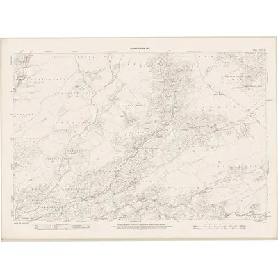 1898 Map of Cork - Sheet 92, 1902 Print
