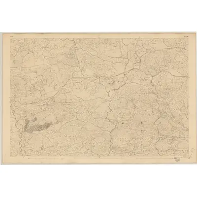 1842 Map of Cork - Sheet 94, 1845 Print