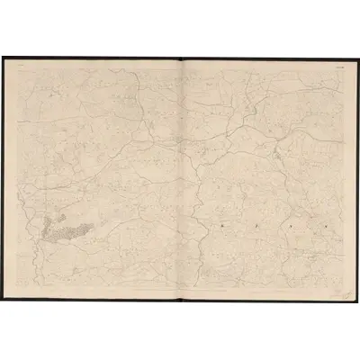 1842 Map of Cork - Sheet 94, 1853 Print