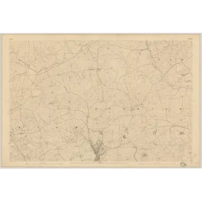 1842 Map of Cork - Sheet 95, 1845 Print