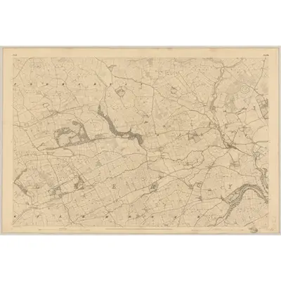 1841 Map of Cork - Sheet 96, 1845 Print