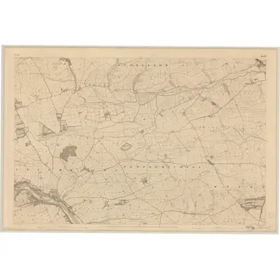 1842 Map of Cork - Sheet 97, 1845 Print