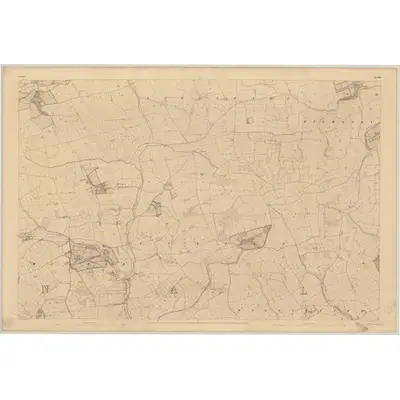 1841 Map of Cork - Sheet 98, 1845 Print