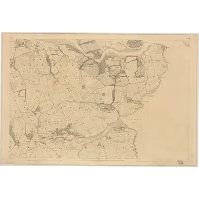 1842 Map of Cork - Sheet 99, 1845 Print