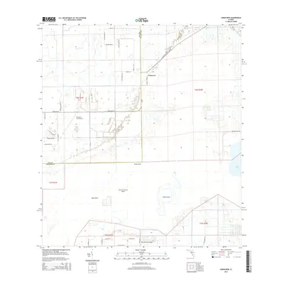 2015 Map of Corkscrew, 2015 Print