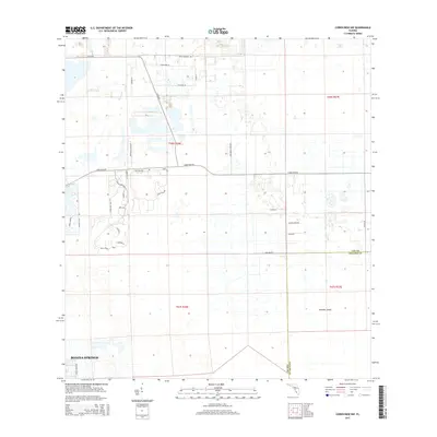 2015 Map of Corkscrew NW, 2015 Print