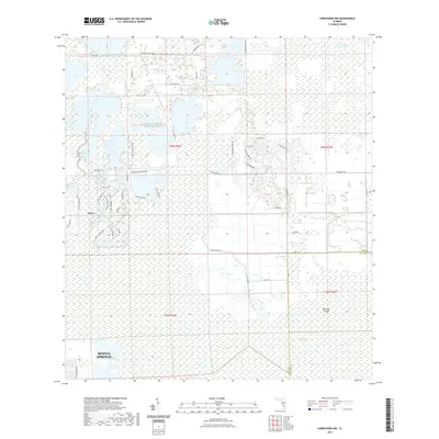 2021 Map of Corkscrew NW, 2021 Print
