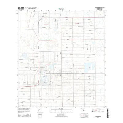2015 Map of Corkscrew SE, 2015 Print
