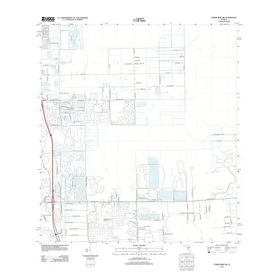 2012 Map of Corkscrew SW, 2012 Print