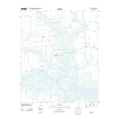 2013 Map of Corley, 2013 Print