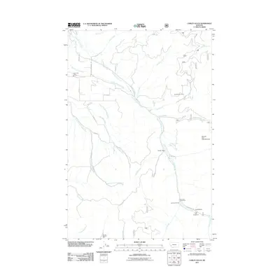 2011 Map of Corley Gulch, 2011 Print