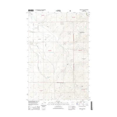 2014 Map of Corley Gulch, 2014 Print