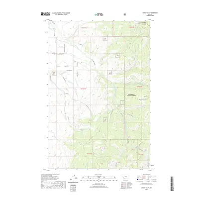 2020 Map of Corley Gulch, 2020 Print