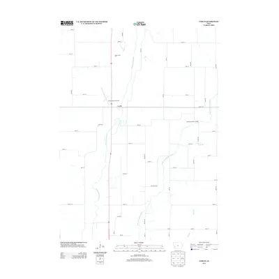 2013 Map of Corley, 2013 Print