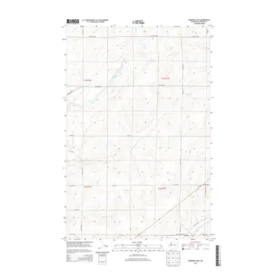 2013 Map of Cormana Lake, 2013 Print