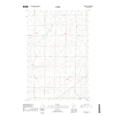 2020 Map of Cormana Lake, 2020 Print