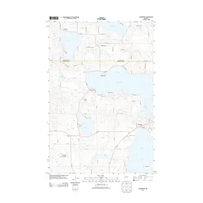 2013 Map of Cormorant, 2013 Print