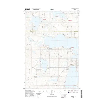 2016 Map of Cormorant, 2016 Print
