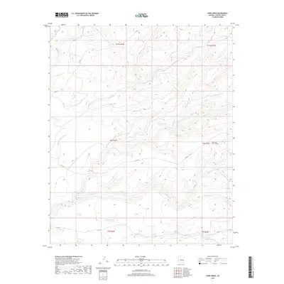 2018 Map of Corn Creek, 2018 Print