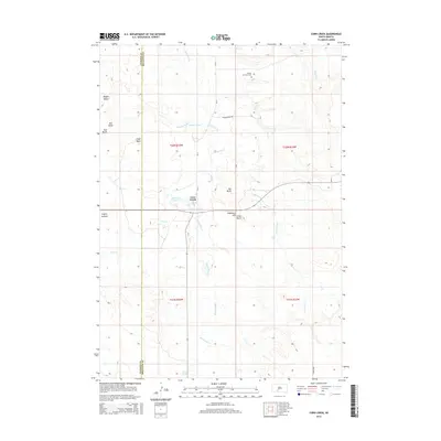 2015 Map of Corn Creek, 2015 Print