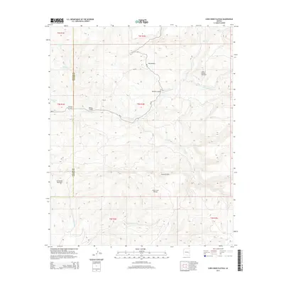 2014 Map of Corn Creek Plateau, 2014 Print