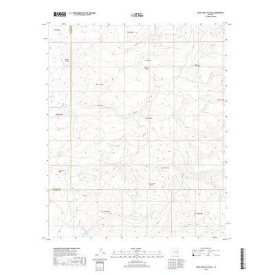 2018 Map of Corn Creek Plateau, 2018 Print
